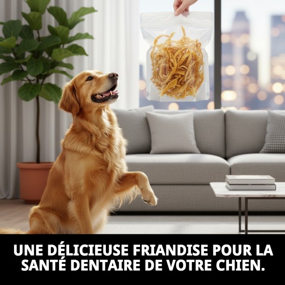 Snack Naturel pour Chiens - Oreille Tranchée 1 kg en Vrac