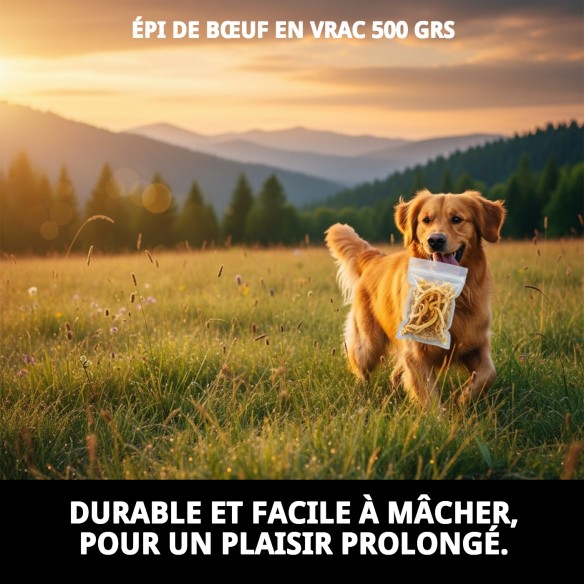 Snack Naturel pour Chiens - Oreille Tranchée 1 kg en Vrac