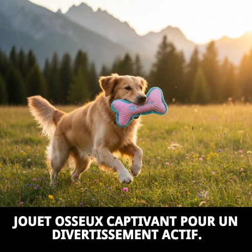 Jouet Os Dulceida 19x10 cm pour votre animal de compagnie.