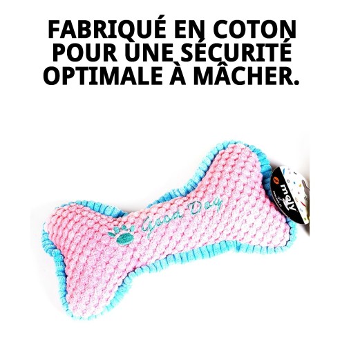 Jouet Os Dulceida 19x10 cm pour votre animal de compagnie.