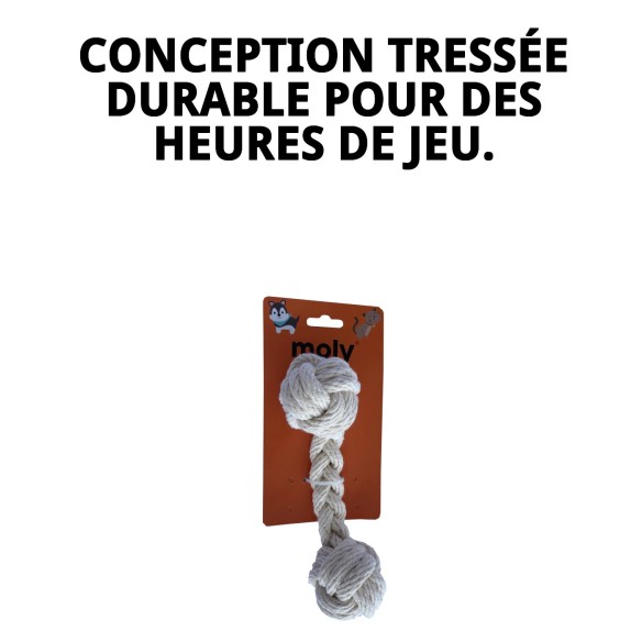 Jouet en Corde de Coton pour Chiens 5x20 cm - Moly