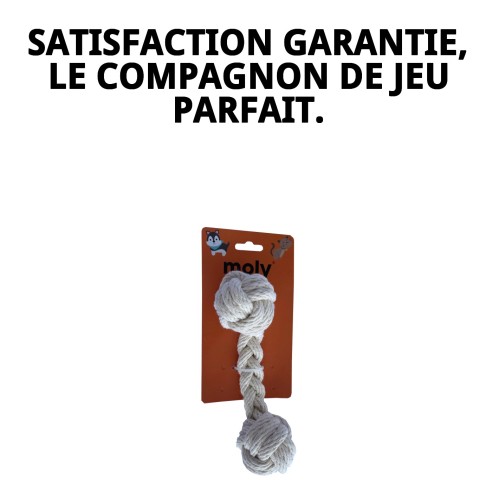 Jouet en Corde de Coton pour Chiens 5x20 cm - Moly
