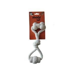 Jouet TPR Éco 26 cm Double Forme Ergo pour Animaux de Compagnie