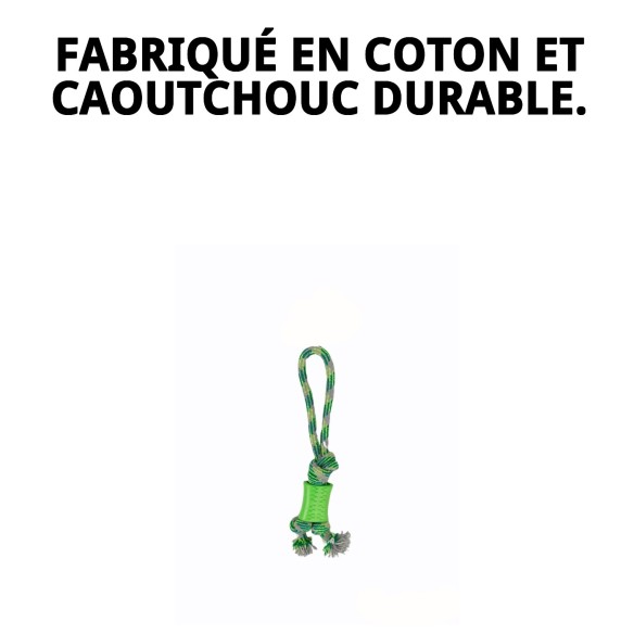 Lanceur Mordeur 35 cm Vert : Amusement et Exercice Canin