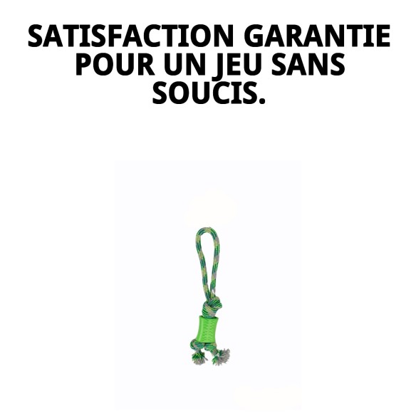 Lanceur Mordeur 35 cm Vert : Amusement et Exercice Canin