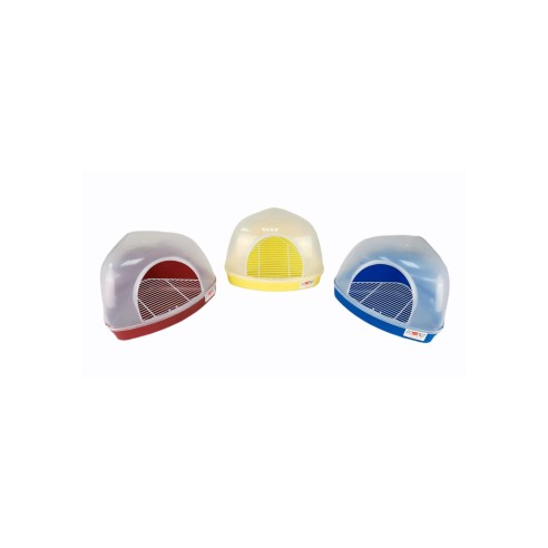 Maison d'Angle WC pour Rongeurs - Confort et Style