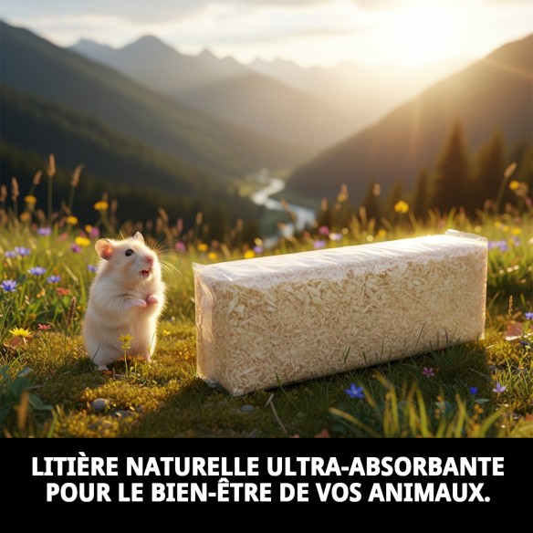 Viruta Prensada Jarad 1 kg - Lit de Paille Naturel pour Rongeurs