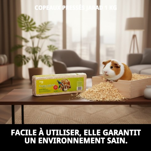 Viruta Prensada Jarad 1 kg - Lit de Paille Naturel pour Rongeurs