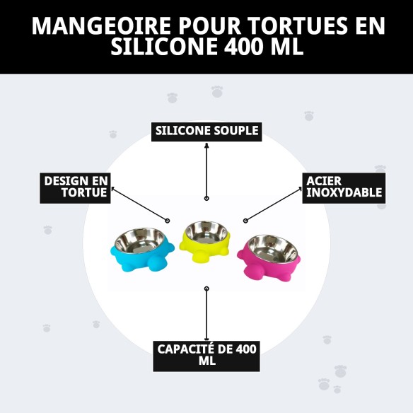 Bol en silicone Tortue 400 ml : Amusant et Écologique