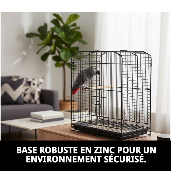 Base Grille Cage de Reproduction 60 cm Zinc pour Animaux de Compagnie