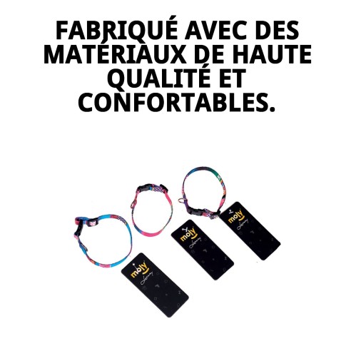 Collier de luxe Fantaisie pour animaux - Style et confort