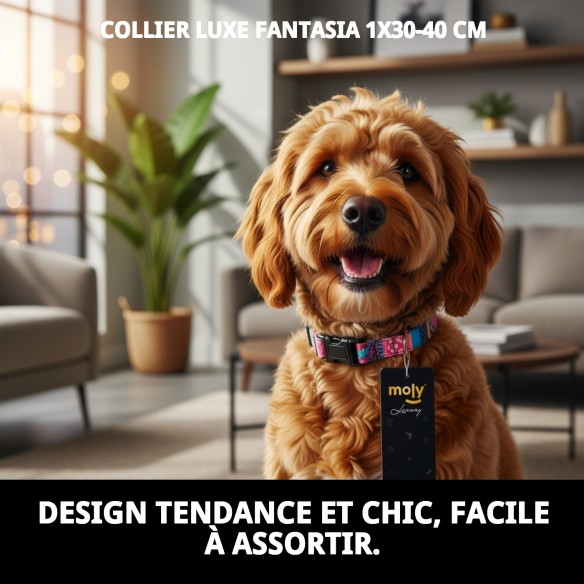 Collier de luxe Fantaisie pour animaux - Style et confort