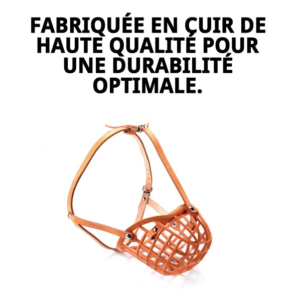 Muzzle en Cuir pour Boxer - Confort et Style N.5