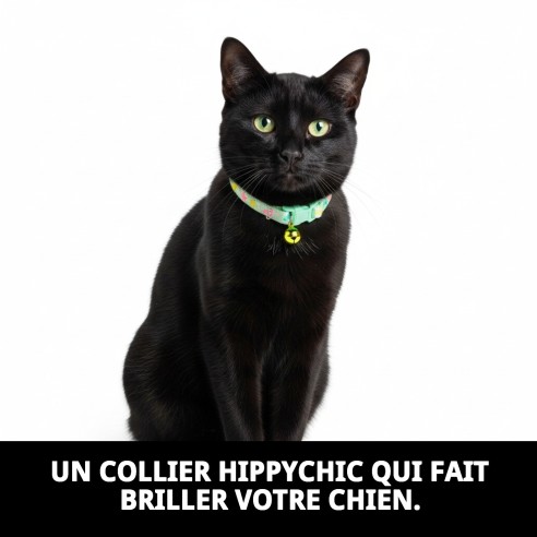 COLLIER NYLON FLEUR 15-20 X 0,80 cm AVEC CLOCHE