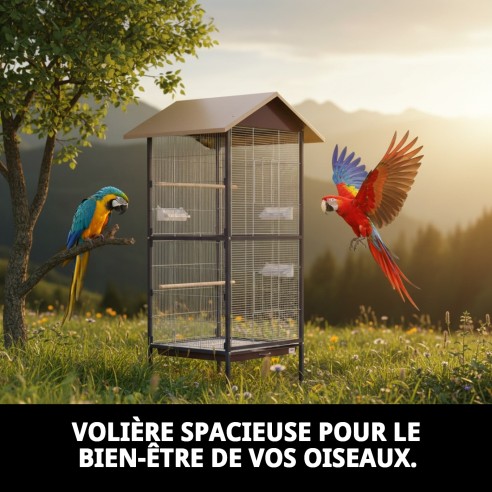 VOLIÈRE KENYA 60 X 60 X 167 CM