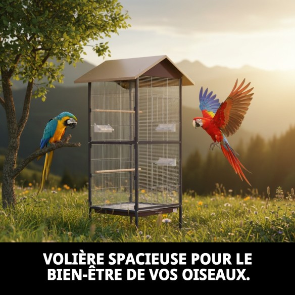 VOLIÈRE KENYA 60 X 60 X 167 CM