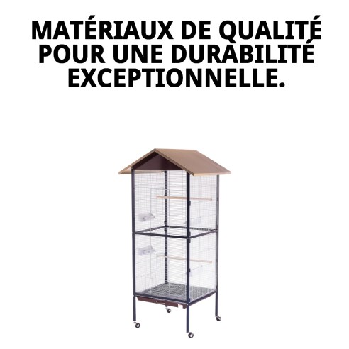VOLIÈRE KENYA 60 X 60 X 167 CM