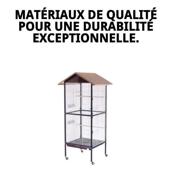 VOLIÈRE KENYA 60 X 60 X 167 CM
