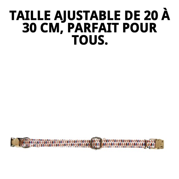 Collier Topitos T-1 20-30 cm pour Animaux de Compagnie - Style et Confort