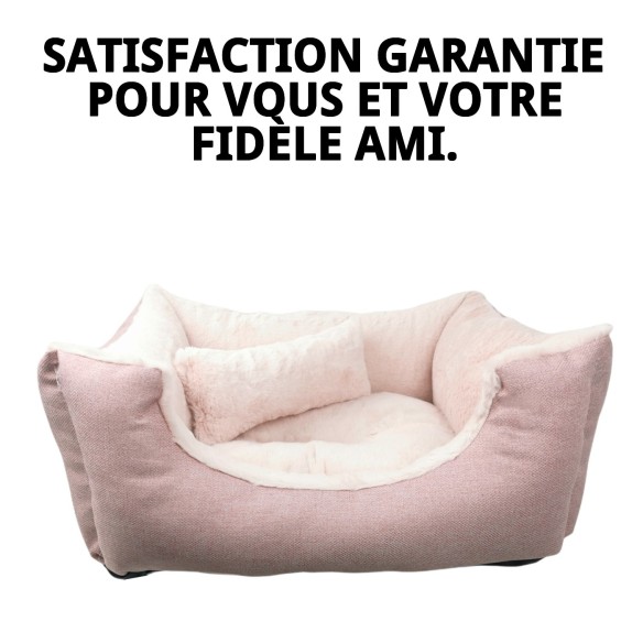 Coussin Rose DULCE Nouvelle Collection T-5 100x84x26 cm pour Animaux de Compagnie