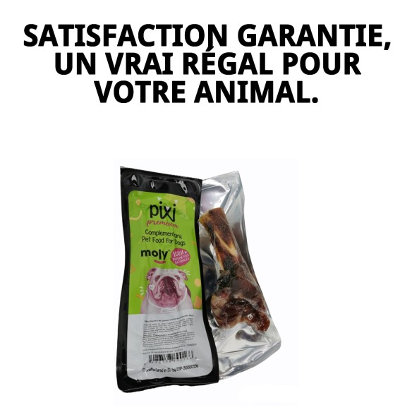 Exposant moyen os de jambon pour chiens - 20 unités