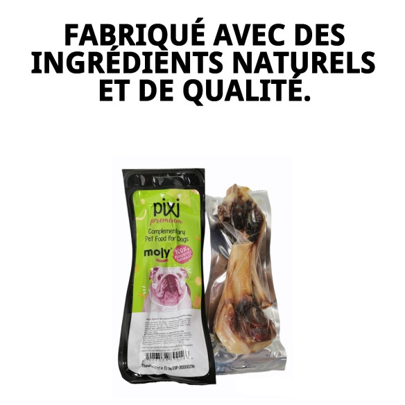 Support Médias Os de Jambon Pack 2 pour Chiens