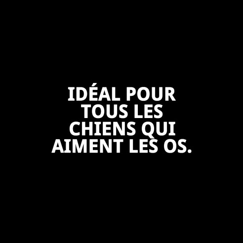 Support Médias Os de Jambon Pack 2 pour Chiens