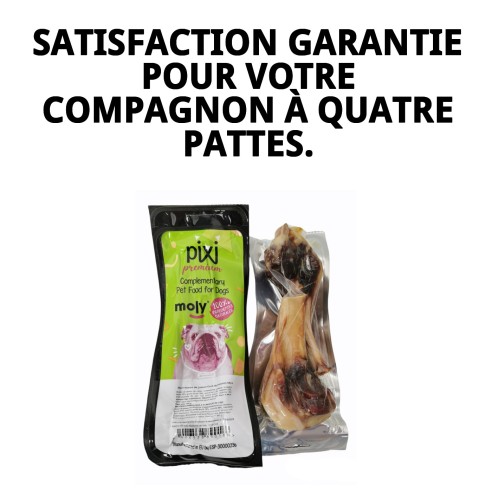 Support Médias Os de Jambon Pack 2 pour Chiens