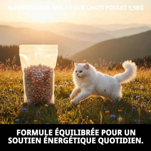 Moly Chats Poulet 1,5 kg : Nutrition et Santé Idéales