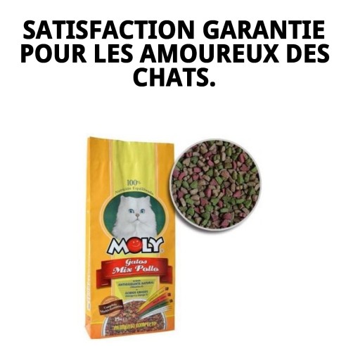 Moly Chats Poulet 1,5 kg : Nutrition et Santé Idéales