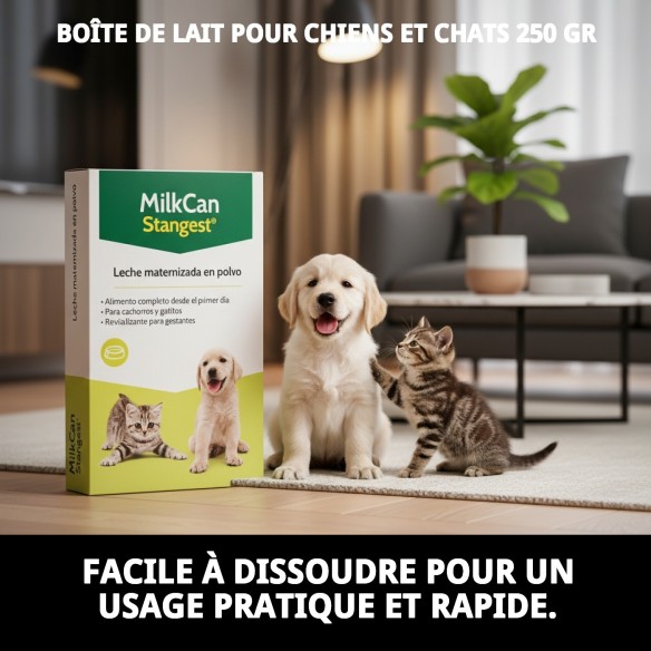 Lait Maternisé pour Chiots et Chatons 250g - Haute Qualité