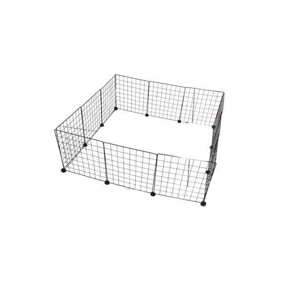 Parc pour Chiens 12 Pcs 35x35 cm - Sécurité et Confort