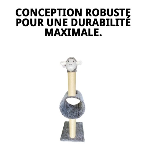 Griffoir pour Chat Capri 124 cm - Design Exclusif et Amusant