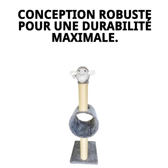 Griffoir pour Chat Capri 124 cm - Design Exclusif et Amusant