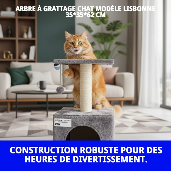 Griffoir pour Chat Lisbonne : Style et Confort en Un