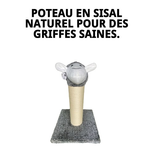 Griffoir pour chats modèle Monaco 45x45x66 cm élégant