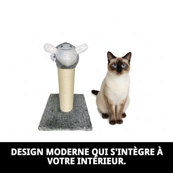 Griffoir pour chats modèle Monaco 45x45x66 cm élégant