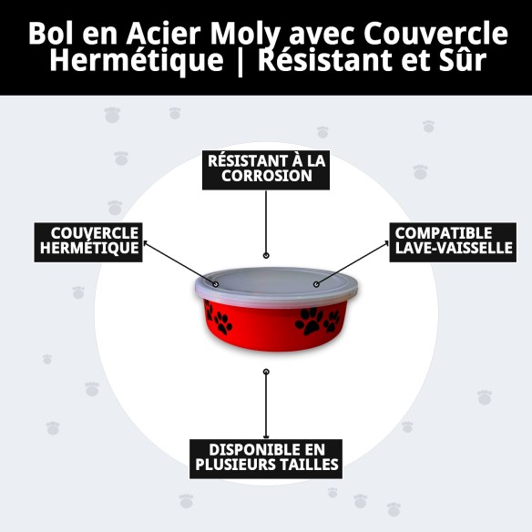 Conservez la nourriture de votre chien de manière hygiénique et saine.