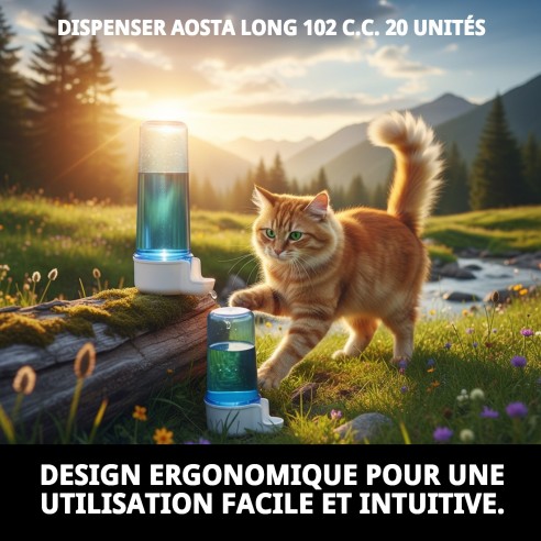 DISPENSER AOSTA LONG 102 C.C. 20 UNITÉS