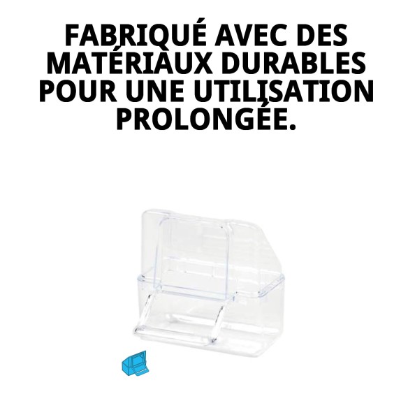 Bol de Nourriture Externe Bleu 20 Unités - Idéal pour Animaux de Compagnie
