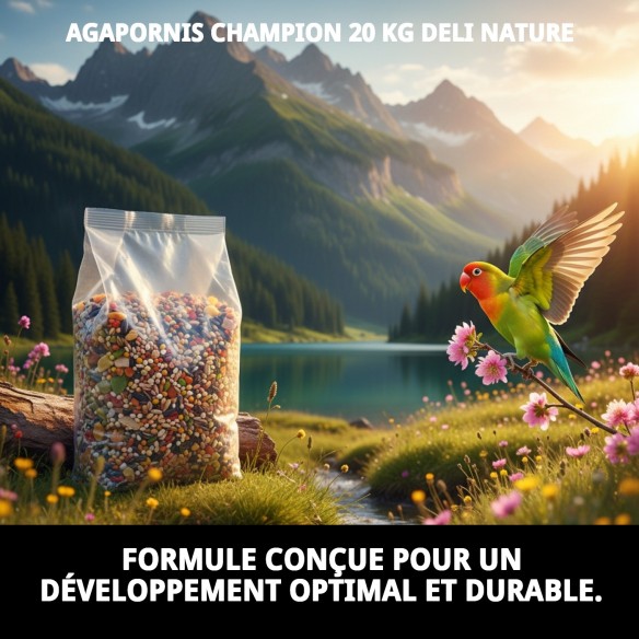 Agapornis Champion 20 kg Deli Nature - Alimentation Premium