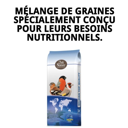 Aliment Premium pour Chardonnerets Deli Nature 15 kg