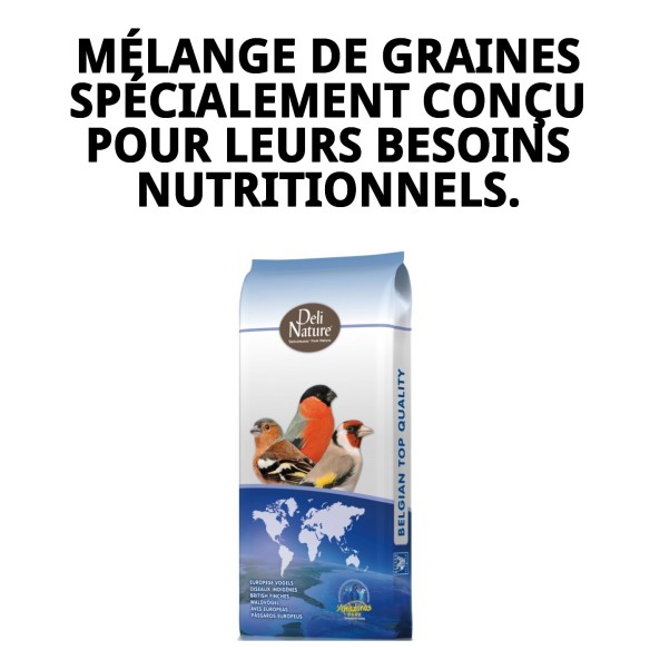 Aliment Premium pour Chardonnerets Deli Nature 15 kg