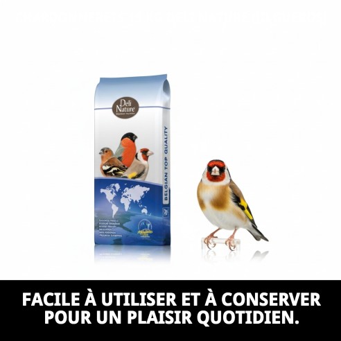 Aliment Premium pour Chardonnerets Deli Nature 15 kg