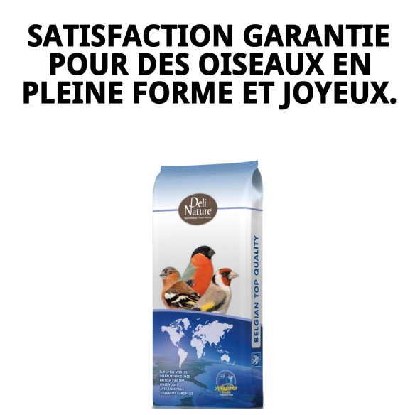 Aliment Premium pour Chardonnerets Deli Nature 15 kg