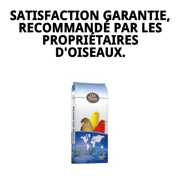 Canaris Base 20 kg Deli Nature : Alimentation Premium pour Oiseaux