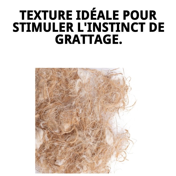 Fibres Naturelles Sisal-Jute-Coton pour Nids d'Oiseaux 50g