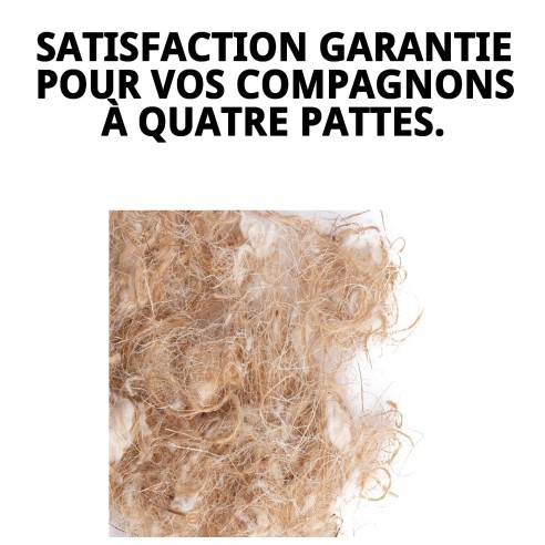 Fibres Naturelles Sisal-Jute-Coton pour Nids d'Oiseaux 50g