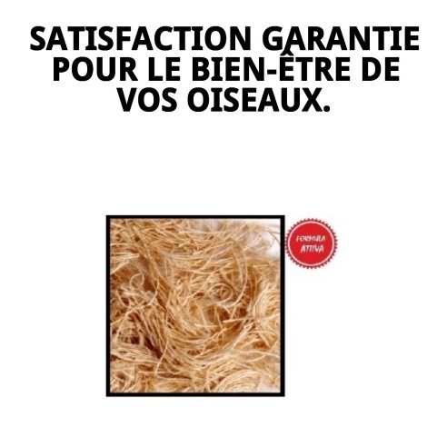 Fibre de sisal et de jute 1000g pour nids d'oiseaux