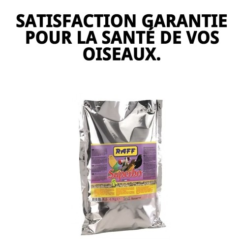 Aliment complémentaire pour oiseaux RAFF SUPERBO